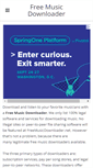 Mobile Screenshot of freemusicdownloader.net
